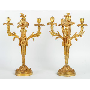 Pareja de candelabros...