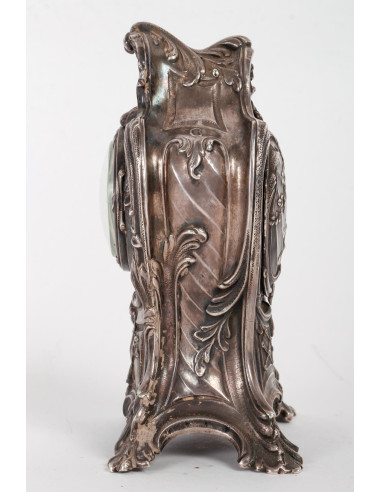 TIFFANY & CO 19th Century Silver Clock