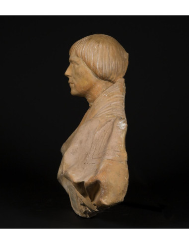 Terracotta sculpture, 19th century,...