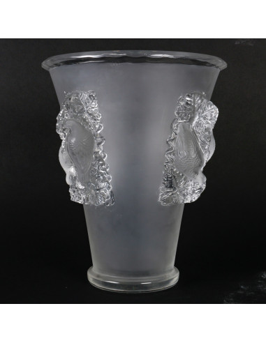 Jarrones de cristal de Lalique France