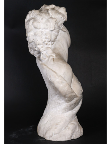Marble bust signed by Clodion, Art...