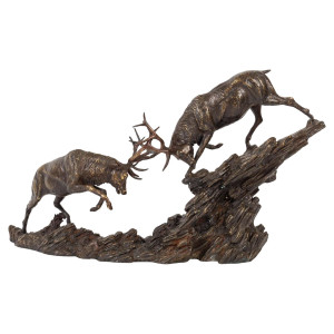 Bronze sculpture of the...