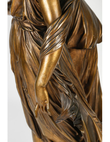 Gran escultura de bronce de Louis...