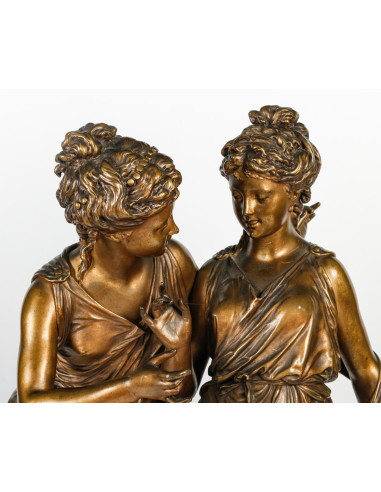 Gran escultura de bronce de Louis...