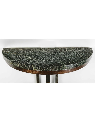 Art Deco wrought iron and marble...
