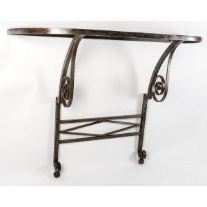 Large Art Deco wrought iron...