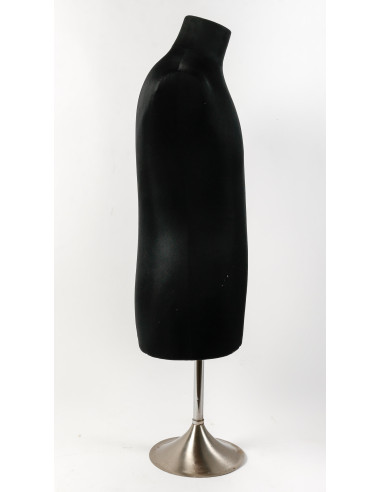 Mannequin, clothing rack from the 1970s.