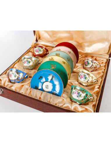 Limoges Porcelain Coffee Service,...