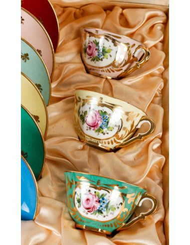Limoges Porcelain Coffee Service,...