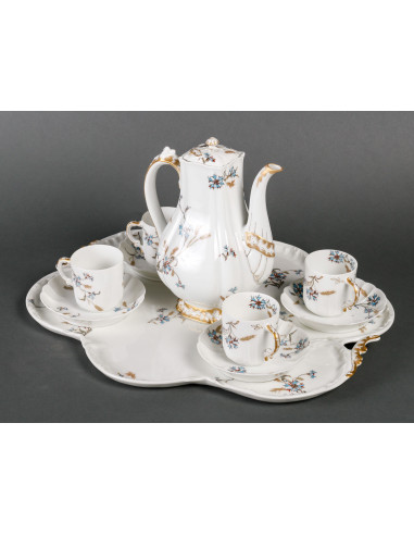 Servicio de té y café de porcelana de...