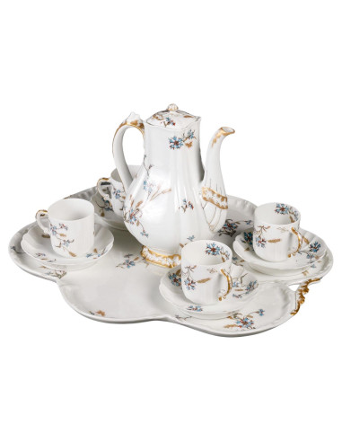 Servicio de té y café de porcelana de...