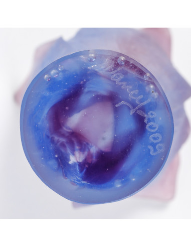 Daum 花瓶，法国，Patte de Verre，21 世纪。