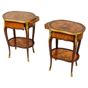 Pair of Louis XV style...
