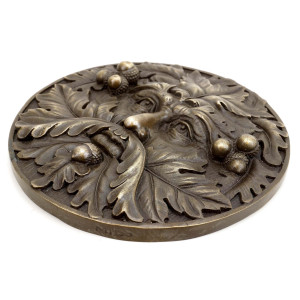 Medal, bronze sculpture,... 2