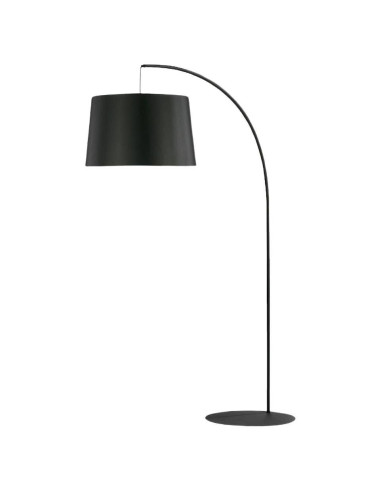 Large metal floor lamp, bell model