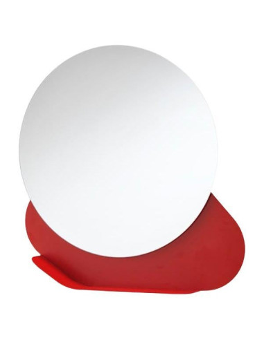 Moderní kovové zrcadlo, kulatý model.