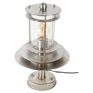 Steel table lamp, 20th...