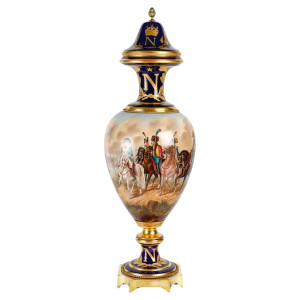 Velká váza z porcelánu a...