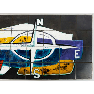 Tavolino in ceramica anni... 2