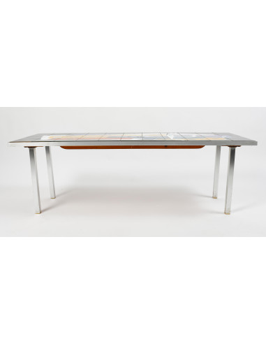 1970s Ceramic Tile Coffee Table by...