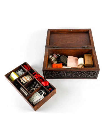 Sewing box, Coffret , 19th century,...