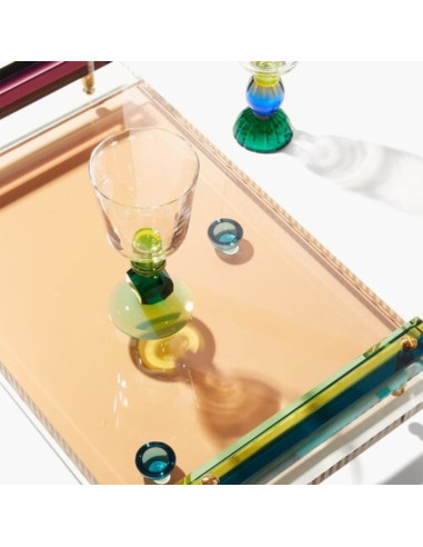 Rectangular crystal tray, FONT model,...