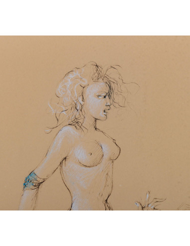 Lithograph by Léonor Fini, 20th century.