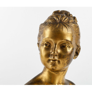 Busto in bronzo dorato di... 2