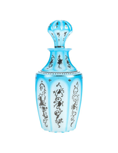 Bohemia bottle, Opaline, 19th century.