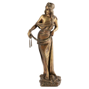 Escultura de bronce de...