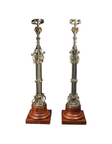 Par de Tochas, período Napoleão III,...