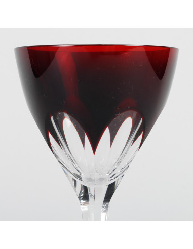 波西米亚切割水晶杯，20 世纪。