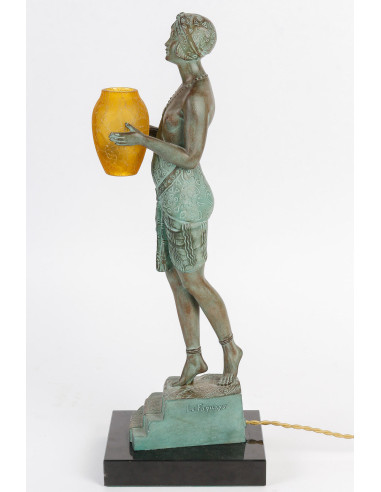 灯，小夜灯，装饰艺术风格，1930 年。