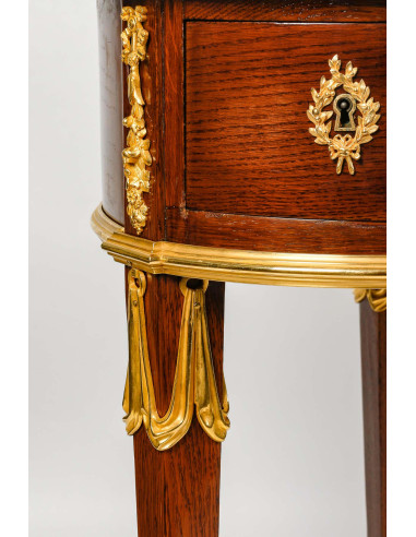 红木、乌金和青铜雕刻的罗格农书桌，Grande Décoration。