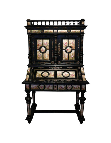 大型内阁，秘书，19 世纪奥地利作品。