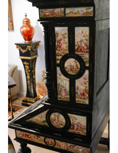 大型内阁，秘书，19 世纪奥地利作品。