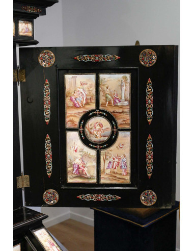 大型内阁，秘书，19 世纪奥地利作品。