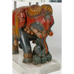 Pair of Elephant Side Tables. 2