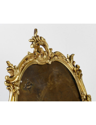 Paar bronzen fotolijsten, Napoleon...