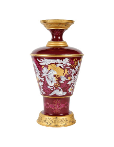 A large 19th century glazed porcelain...