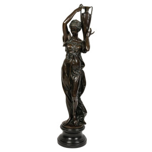 Gran escultura de bronce de...