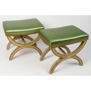 Pair of X Stools in... 2