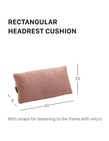 Wave-shaped terracotta-colored armchair