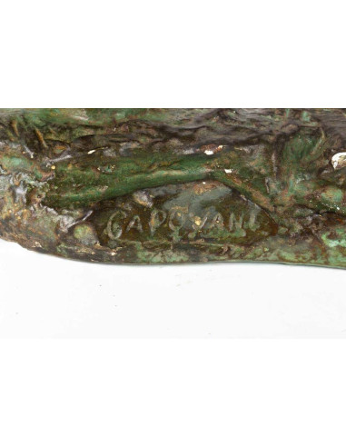 艺术家卡波瓦尼（Capovani）的漆面石膏雕塑，20 世纪初。