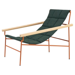 Sillón verde oscuro de...