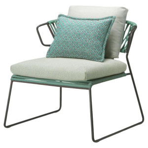 Sillón verde contemporáneo...
