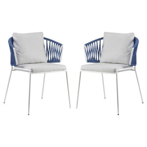Pareja de sillones azules...