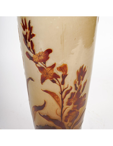 加莱大花瓶，新艺术风格，珍珠漆，约 1900 年。