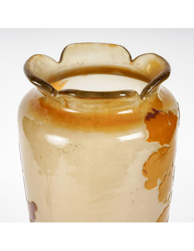 加莱大花瓶，新艺术风格，珍珠漆，约 1900 年。