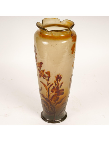 加莱大花瓶，新艺术风格，珍珠漆，约 1900 年。